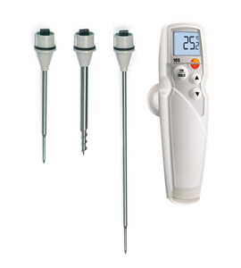 เทอร์โมมิเตอร์แบบมือเดียว Testo 105 ของแท้พร้อมหัววัดสำหรับวัดสินค้าแช่แข็ง - Product Image 2