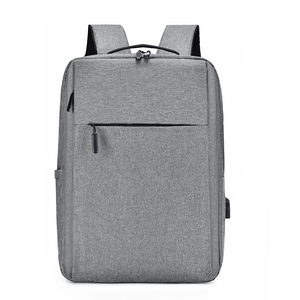 Viyalu Men's Large Capacity <b>Backpack</b> 16-Inch Laptop <b>Computer</b> Travel Business Casual School Bag Solid Color - Product Image 2