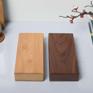 Custom Wood Material Bamboo Walnut Wood Cigar <strong>Storage</strong> <strong>Box</strong> Lid with Hand Packaging <strong>Wooden</strong> <strong>Box</strong> - Product Image 4