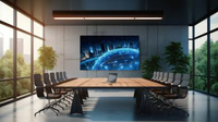 300*337.5mm COB LED 디스플레이 캐비닛 실내 엘리베이터 디지털 포스터 사이니지 IP54 등급 550-600 니트 쇼핑몰 소매점