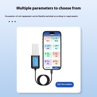 Testeur de Sol Portable Professionnel USB Type-C 8 en 1 pour la Température, l'Humidité, l'EC, le PH et le NPK en Agriculture