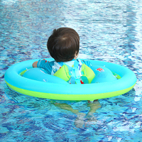 Piscine gonflable MaiBeiBi pour enfants, double anneau, été, pour tout-petits, avec flotteur pour bébé et auvent solaire amovible
