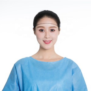 Nylon tóc <span class=keywords><strong>Net</strong></span> đen bền tóc lưới dịch vụ thực phẩm 100 cái dùng một lần hairnets cho thương mại - Product Image 1