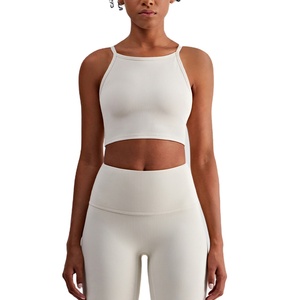 Women's Lightweight Breathable <strong>Crop</strong> <strong>Top</strong> with Long Sleeves Custom Logo Fitness Sports <strong>Top</strong> Strong <strong>Support</strong> Seamless Design - Product Image 1
