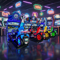 Simulateur de course de moto grand format à double écran, à monnayeur, pour salle d'arcade, modèle Commercial Metal 2