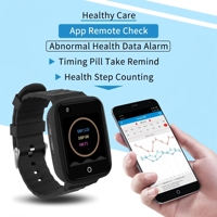 Reloj de Pulsera con Alarma SOS 4G para Personas Mayores, con Rastreo GPS Antipérdida y Monitoreo de Frecuencia Cardíaca y Presión Arterial