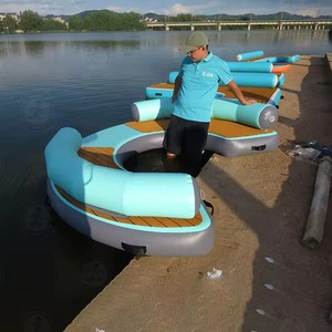 Piscina galleggianti gonfiabili Floating Card tavolo e sedie gonfiabile lettino galleggiante - Product Image 4