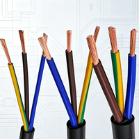 3-adriges RVV CCA Flexibles Kabel 1,5mm² 2,5mm² 4mm² 6mm² PVC-isoliertes Kabel