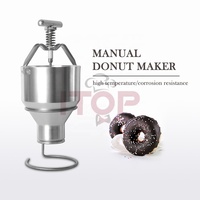 Machine électrique à modeler les donuts commerciale, entièrement en acier inoxydable, mini distributeur de donuts