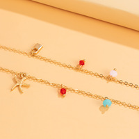 Bikini d'été à la mode, plaqué or 18k, coquille, breloque, perles de taille, chaîne de taille, perles pour femmes, chaîne de ventre, bijoux pour femmes