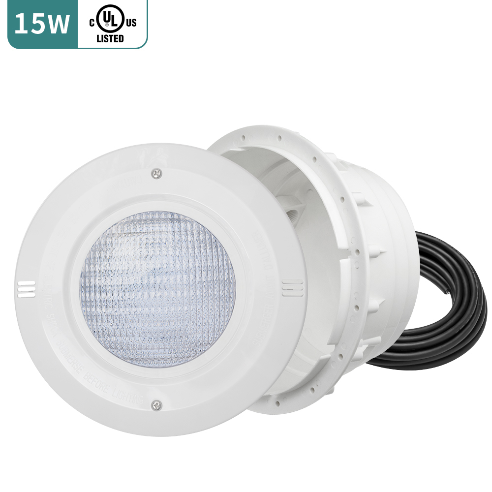 AC/DC 12V PAR56 Swimming Pool Light 15W 316L Stainless Steel Material LED Swimming Pool LightS With Lighting Fixtures