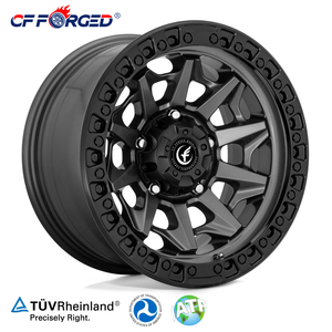 Rines Todoterreno <span class=keywords><strong>4x4</strong></span> de Aleación de Aluminio Forjado de 20-22 Pulgadas 6x139.7 para <span class=keywords><strong>Bronco</strong></span> Ranger, Color Negro Metálico, Multirradio, Nuevos, Garantía de 5 Años - Product Image 6