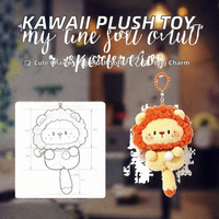 Porte-clés en peluche, poupée jouet, breloque de sac Kawaii, cadeau, figurine en coton PP de 9 cm