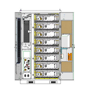 Gabinete de Almacenamiento de Energía Solar Híbrido para Exteriores 215Kwh 418Kwh, para Bloques Industriales y Comerciales + Micro-Red Bess con Refrigeración por Aire FC-418KWHDC - Product Image 6