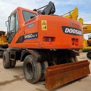 En vente utilisé Stock importé de Corée Doosan Dh150/ 15Ton excavateur à roue Dh150w-7 DH210W DX150W - Product Image 2