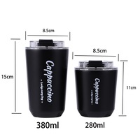 Nouvelle arrivée en gros 10oz tasses à café réutilisables en acier inoxydable isolé sous vide étanche voyage unique tasses à café