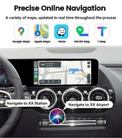 Interface CarPlay sans fil Android Auto Decord pour Mercedes-Benz Classe A/GLB 2019-2022 NTG6.0 Navigation Android Auto Airplay