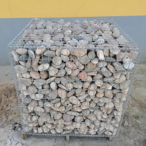 קירות תמך מגביונים מרותכים עם חורים מרובעים במחיר נמוך, סל גביון 2x1x1 מטר, סלי רשת מגולוונת למכירה - Product Image 2