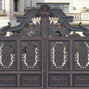 Aluminium <strong>Arch</strong> <strong>Gates</strong> Royal Design Powder Coated Wrought Iron Metal Aluminum Nature Pressure Treated <strong>Wood</strong> Type Customized Color - Product Image 5