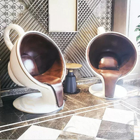 Sièges modernes pour les cafés et salons de thé - Chaises, canapés et sculptures décoratives en plastique renforcé de fibres de verre
