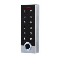 Lector de Control de Acceso con Huella Dactilar YOUHE, Metálico e Impermeable, con Tarjeta RFID y Teclado para Puerta Exterior