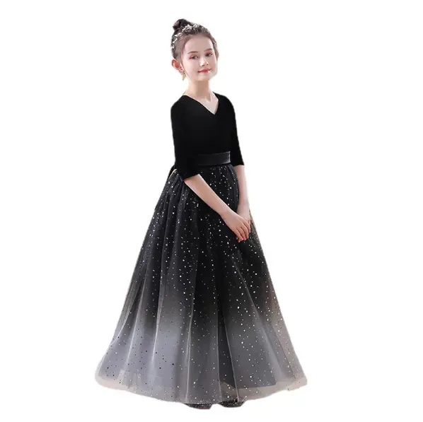 Duanding CUB Children's walk show violin performance suit girl's piano performance suit girl's birthday spring dress