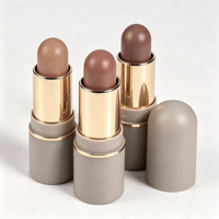 Barra de Contorno Vegana en Crema, 6 Tonos, Barra para Esculpir el Rostro, Acabado Mate Natural, Maquillaje de Larga Duración para Todos los Tonos de Piel