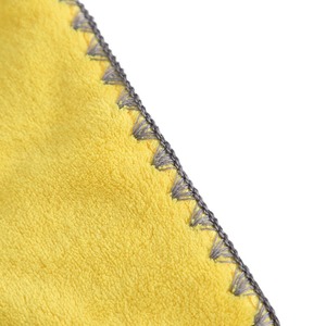 Ensemble de serviettes florales brodées en polaire corail absorbant pour le bain et le lavage du visage, usage domestique, rectangulaire, jaune, orange, rose, gris - Product Image 5