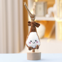 Pendentifs en peluche violon mignons personnalisés, porte-clés et jouets en peluche en forme d'instruments de musique de dessin animé