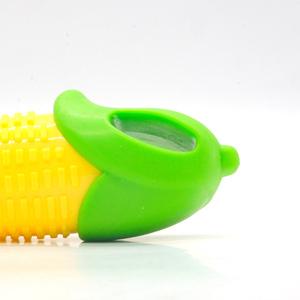 Ultra Dayanıklı Doğal Kauçuk Mısır Şeklinde Köpek Çiğneme Oyuncağı Isırmaya Dayanıklı ve Aşınmaya Dayanıklı Ses Çıkaran Çiğneme Çubuğu - Product Image 5
