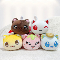 Vente chaude en peluche chat jouet poupée couette ours brodé Technique parfait oreiller doux pour enfants ODM personnalisation