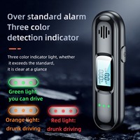 Détecteur d'alcool portable, avec affichage numérique et écran haute définition, éthylotest, rechargeable par USB