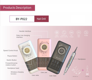 Juego de Accesorios Profesionales para Salón de Uñas <span class=keywords><strong>Byoung</strong></span> Beauty, 3000 rpm, Taladro de Uñas Recargable, Herramientas de Manicura - Product Image 5