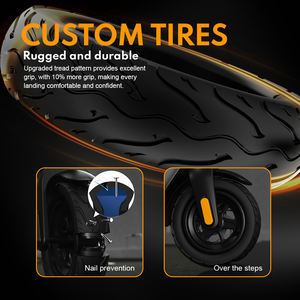 KIXIN X9 36v 550w Scooter elettrico posteriore con batteria ricaricabile all'ingrosso a buon mercato <span class=keywords><strong>Kick</strong></span> & <span class=keywords><strong>Foot</strong></span> Scooter per velocità Regno Unito/EU 40kmh - Product Image 5