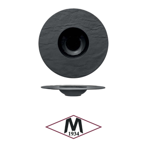 Bol à pâtes noir 34 cm, intérieur 15,5 cm, effet pierre M1934 - Product Image 4