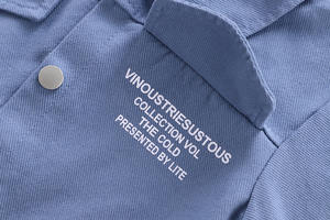 Ropa Infantil al por Mayor, Conjunto de Tres Piezas para Bebés, Traje de Chaqueta Azul para Niños - Product Image 3