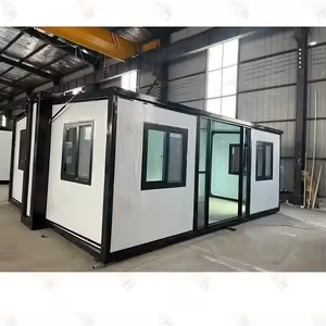 XH فاخر 20 قدمًا و 40 قدمًا قابلة للطي الجدة شقة PVC mobilHouse ثلاث غرف نوم ومكتب شقة Maison - Product Image 3