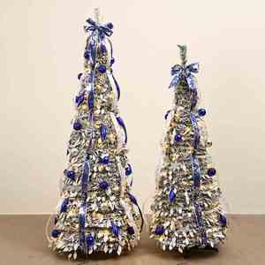 Árbol de Navidad Plegable a Precio de Fábrica, 1.2m/1.5m/1.8m/1.9m/2.1m, Árbol de Navidad Retráctil con Luces - Product Image 2