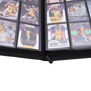 Álbum de páginas fijas de 9 bolsillos Carpeta de bolsillo estándar Pokémon/MTG Carpeta de 504 tarjetas Álbum de coleccionista profesional - Product Image 4
