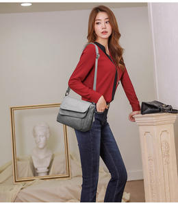 Nuevo bolso de mensajero de cuero Pu de alta calidad para mujer, bolsos de diseñador, bolsos de hombro cruzados de lujo para mujer - Product Image 2