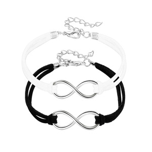 <span class=keywords><strong>Bracelet</strong></span> en cuir suédé avec charme <span class=keywords><strong>infini</strong></span> fait à la main par le fabricant, fermeture réglable, charme <span class=keywords><strong>infini</strong></span>, <span class=keywords><strong>bracelet</strong></span> pour femmes - Product Image 3