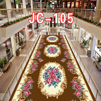 Tapis de couloir rouge 0035, tapis de sol découpable pour hôtel, tapis long épais pour escalier, salon, chambre à coucher