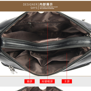 Trendy Ladies Designer Purse Brand Women Shoulder <b>Tote</b> PU Leather Hand Bag Strap Buckle Crossbody Messenger Handbags - Product Image 6