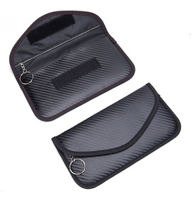Bloqueador de señal de llave de coche personalizado, funda Faraday para llave de coche, bloqueador de señal de teléfono móvil, WIFI/<span class=keywords><strong>GSM</strong></span> / LTE/NFC / RFID con llavero - Product Image 4