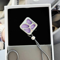 Ensemble de rafraîchissement d'air de voiture d'aromathérapie-Parfum d'huile essentielle de véhicule Purifier la fumée Portable Solid Air Diffuser Vent Clip