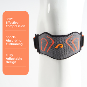 Fascia per <span class=keywords><strong>Rotula</strong></span> di <span class=keywords><strong>Alta</strong></span> Qualità con Cuscinetto in Silicone per Fissaggio e Assorbimento degli Urti Sportivi - Product Image 1