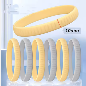 Sangle de genou en silicone pour rotule, bande de compression élastique réglable, attelle de soutien du tendon rotulien pour le sport, le basketball et la course à pied - Product Image 6