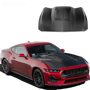 Prix d'usine BTC pour Ford <span class=keywords><strong>Mustang</strong></span> GT500, capot en fibre de carbone modifié, Ford <span class=keywords><strong>Mustang</strong></span> 2024, couvercle de moteur ventilé - Product Image 2