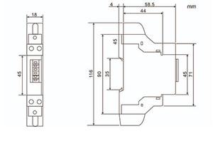 Medidor de Energía kWh de la Serie ZMM de 220v 30A para Riel DIN, Suministro de Fábrica Zhiming, con Certificación CE y RoHS - Product Image 5