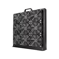 Radiateur de refroidissement liquide externe OCOCOO BC6 avec pompe et réservoir, refroidisseur liquide à 9 ventilateurs pour serveur GPU IA, applications médicales et PC de minage